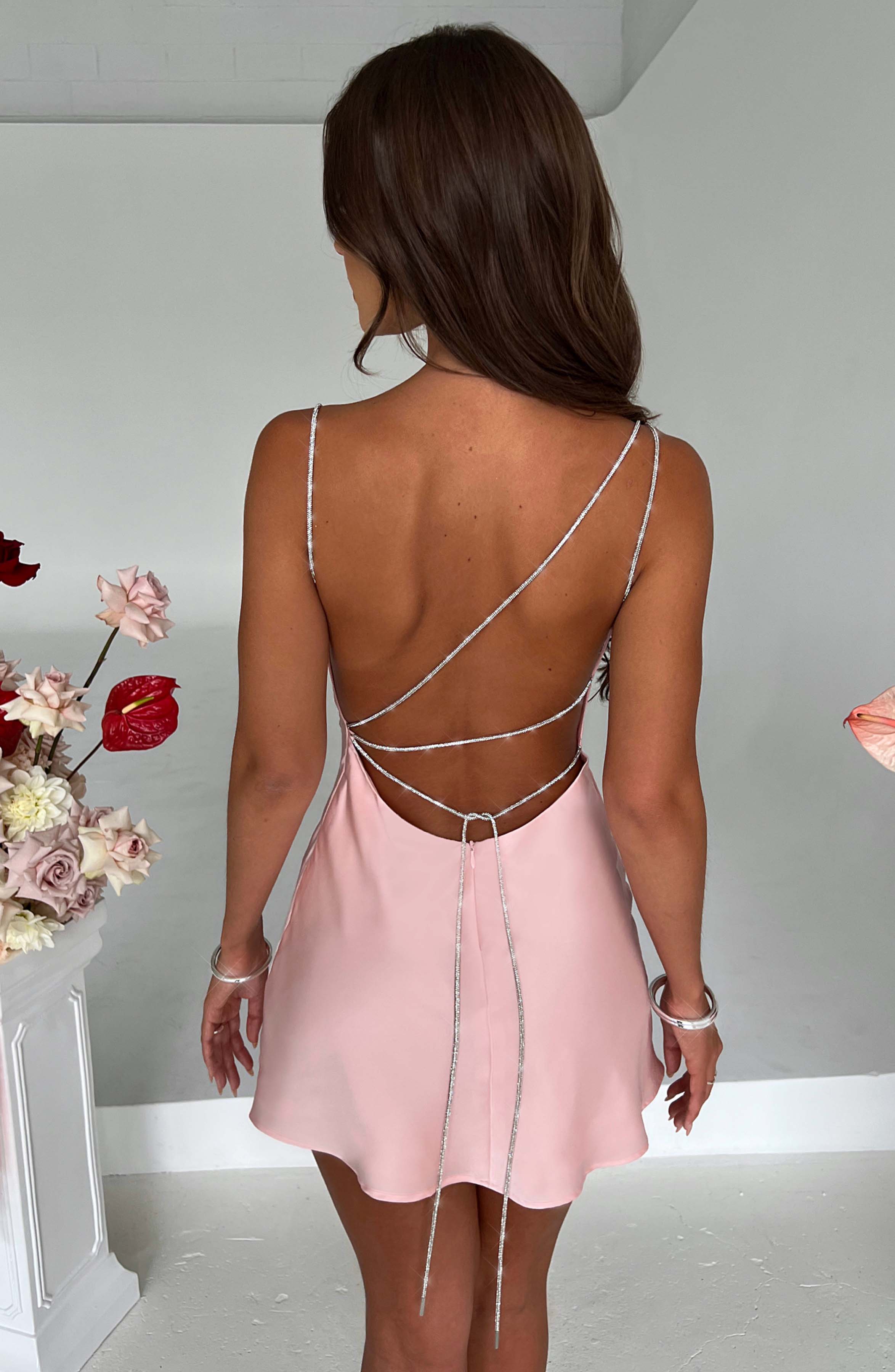 Blush pink hotsell mini dress