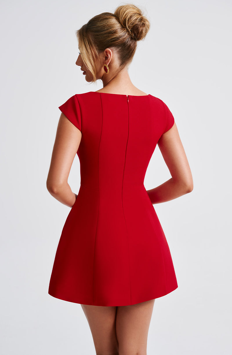 Lena Mini Dress - Red