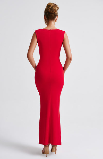 Helena Maxi Dress - Red