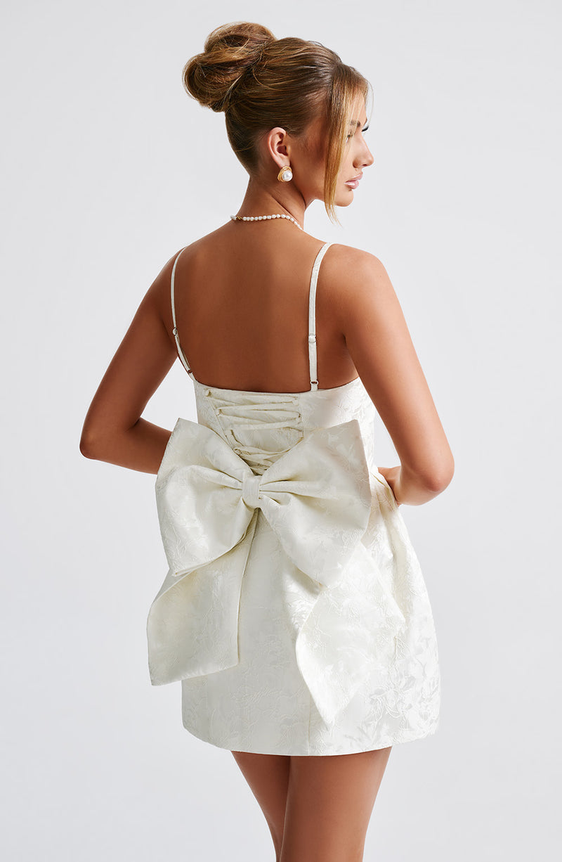 Zoella Mini Dress - Ivory