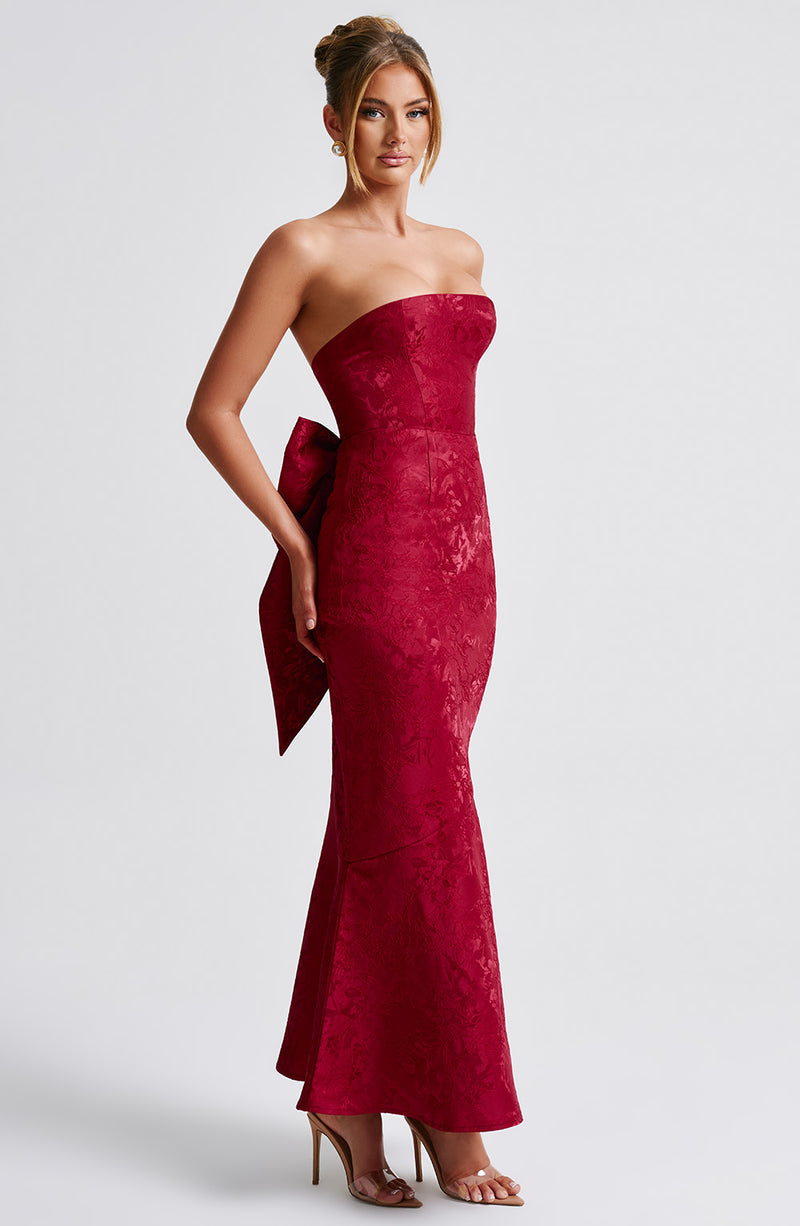 Felicity Maxi Dress - Red