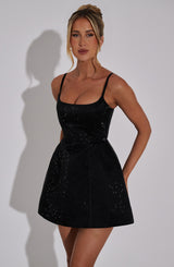 Emma Mini Dress - Black