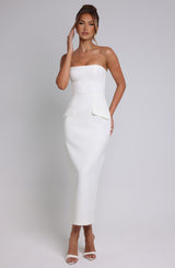 Roxanne Midaxi Dress - Ivory