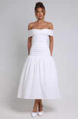 Wilhelmina Midaxi Dress - Ivory