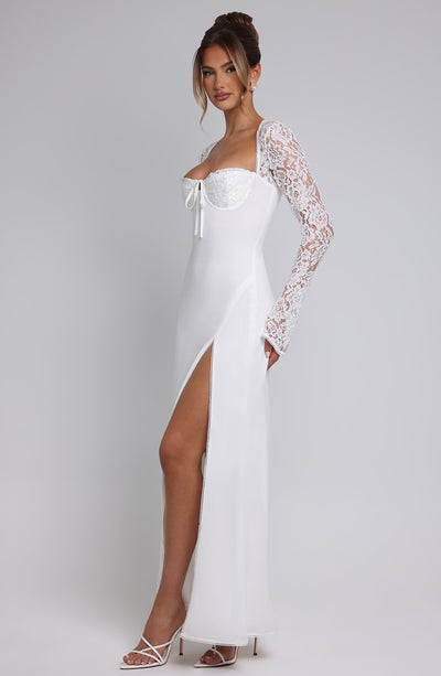 Shop Formal Dress - Aria Maxi Dress - Ivory sixth image