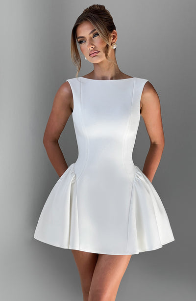 Yalina Mini Dress - Ivory