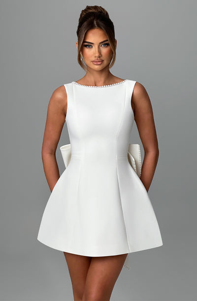 Carrie Mini Dress - Ivory