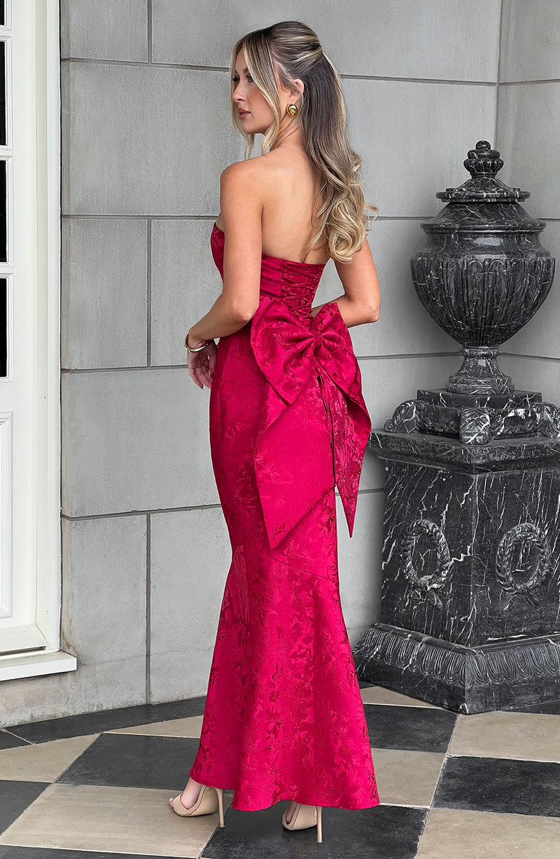 Felicity Maxi Dress - Red