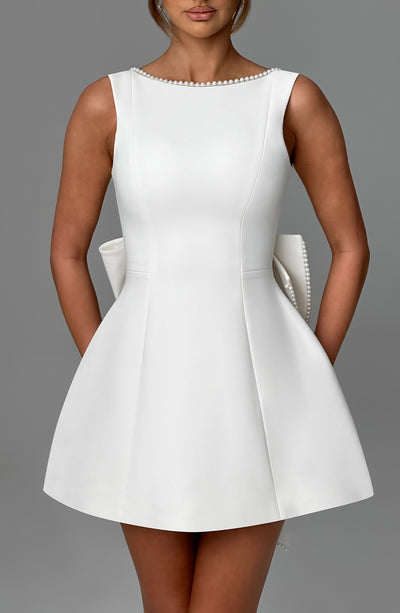 Carrie Mini Dress - Ivory