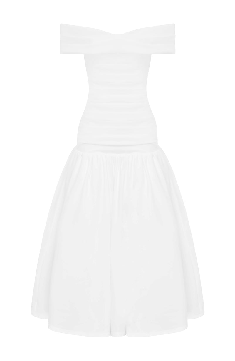 Wilhelmina Midaxi Dress - Ivory