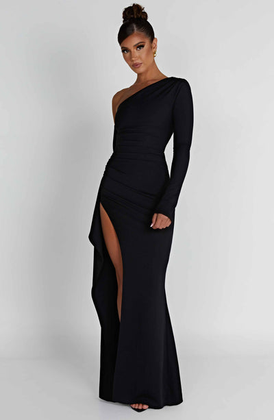 Abrielle Maxi Dress - Black – BABYBOO