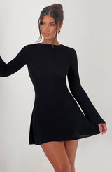 Adalee Mini Dress - Black Dress Babyboo Fashion Premium Exclusive Design