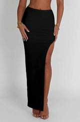 Adorn Maxi Skirt - Black Skirt Babyboo Fashion Premium Exclusive Design