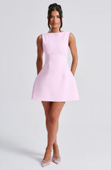 Alana Mini Dress - Blush Dress Babyboo Fashion Premium Exclusive Design