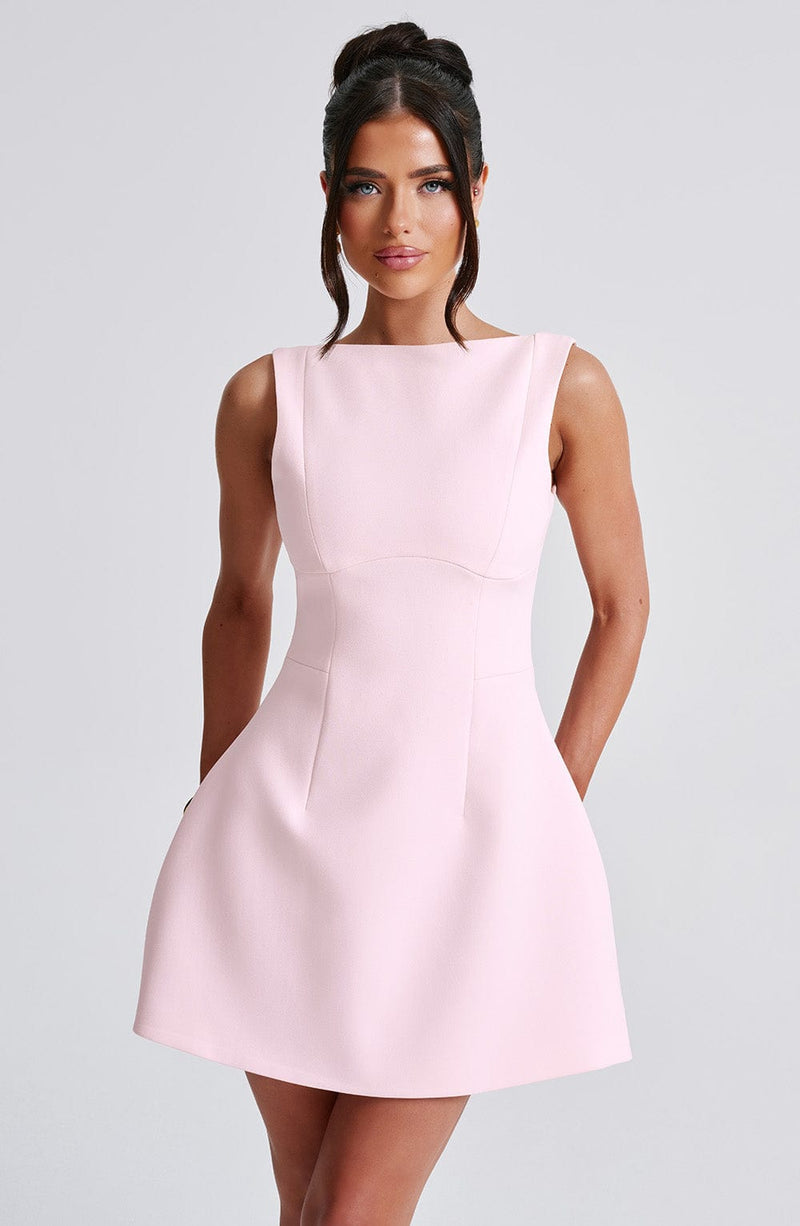Alana Mini Dress - Blush Dress Babyboo Fashion Premium Exclusive Design