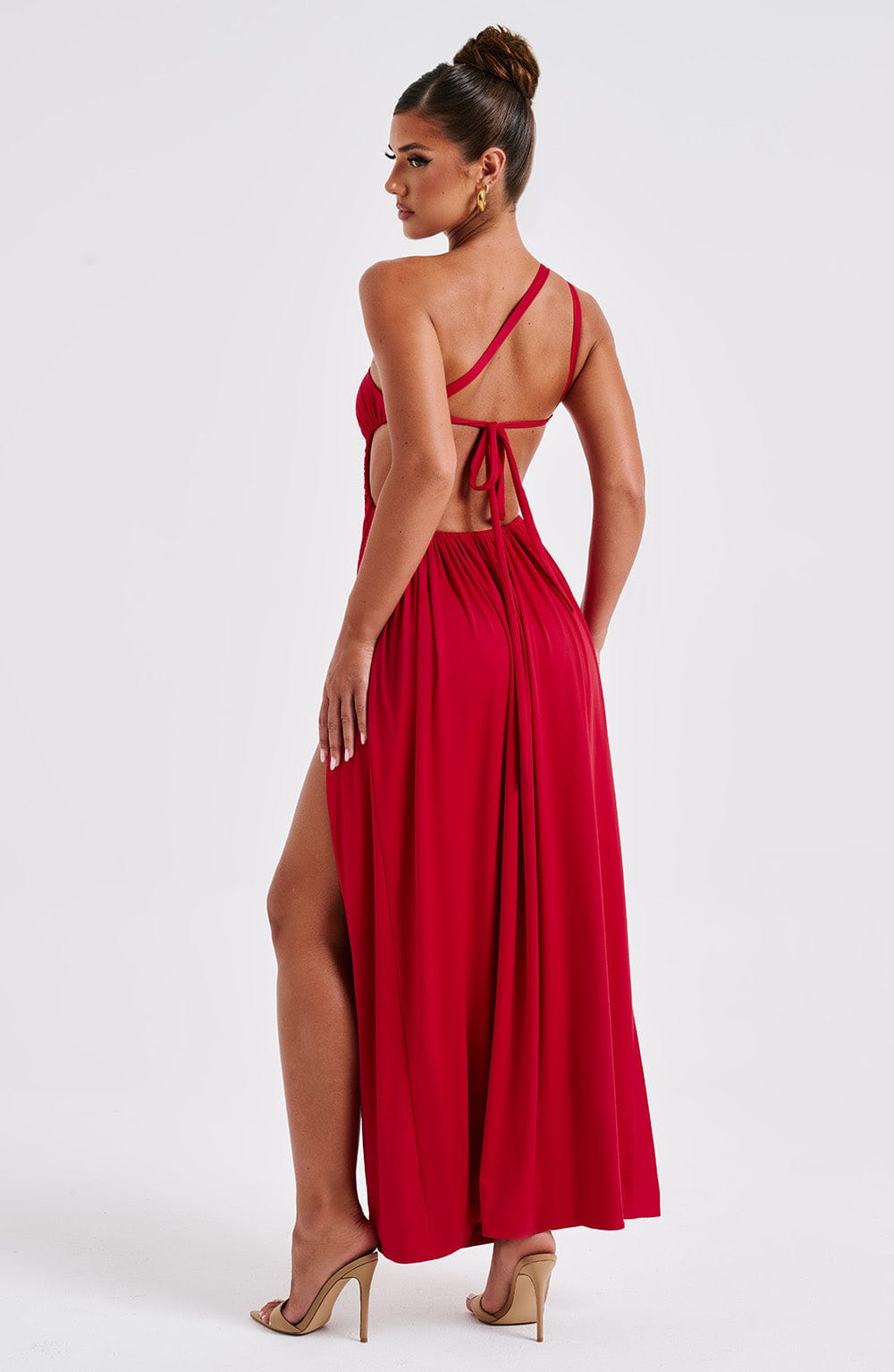 Alecia Maxi Dress - Red – BABYBOO