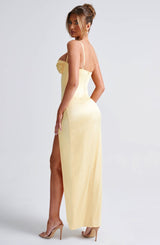 Alora Maxi Dress - Lemon Dress Babyboo Fashion Premium Exclusive Design