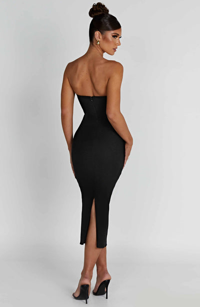 Amore Midi Dress - Black Dress Babyboo Fashion Premium Exclusive Design