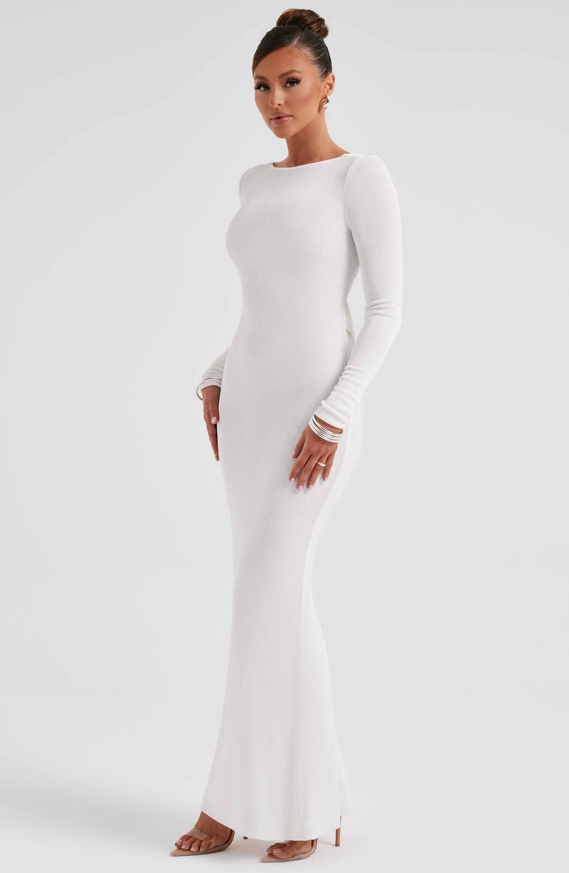 Anastassia Maxi Dress - Ivory Dress Babyboo Fashion Premium Exclusive Design