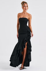 Angelina Maxi Dress - Black Dress Babyboo Fashion Premium Exclusive Design