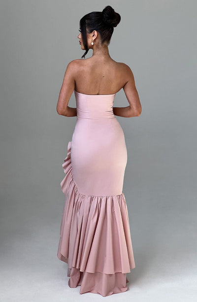 Shop Formal Dress - Angelina Maxi Dress - Blush third image