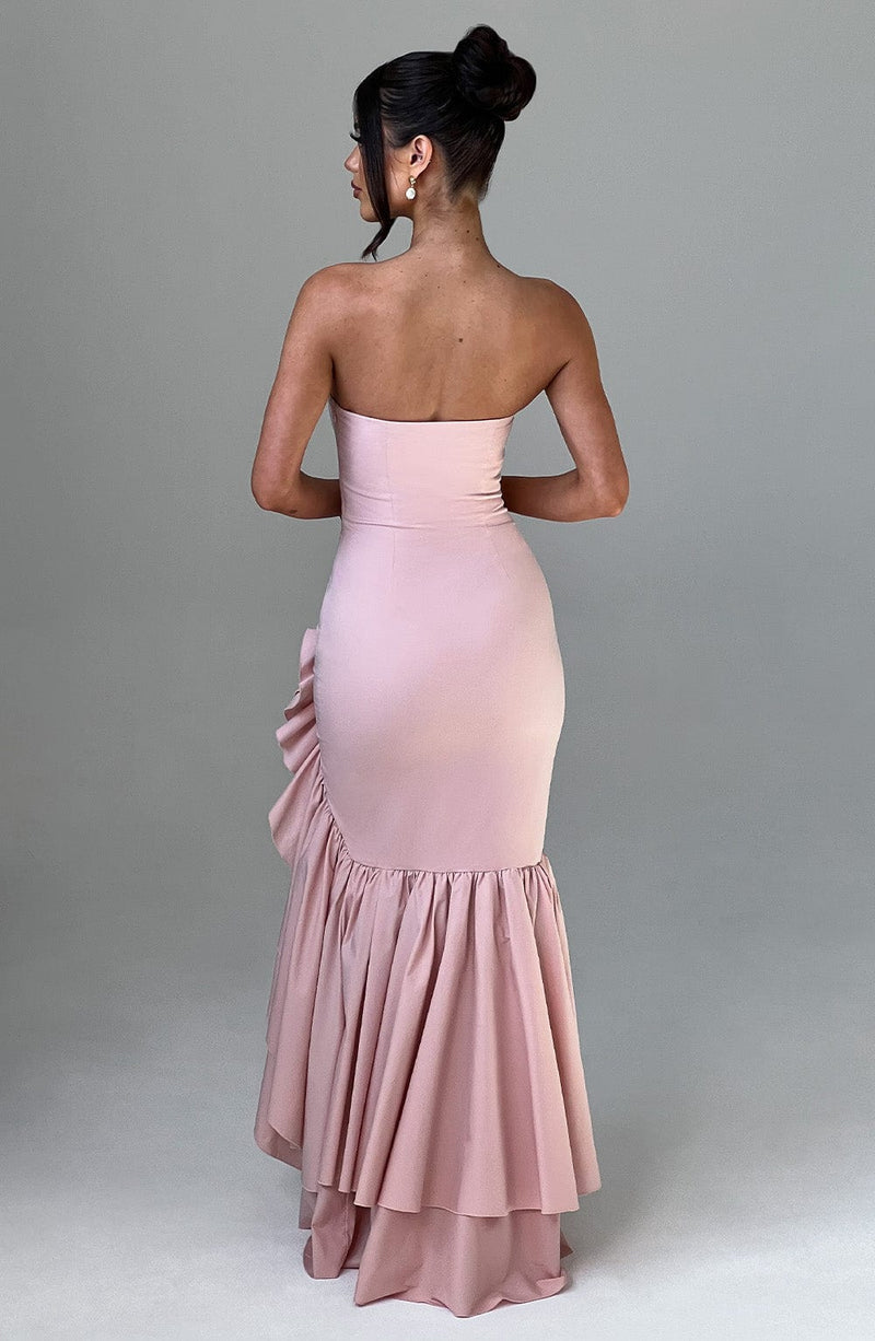Angelina Maxi Dress - Blush Dress Babyboo Fashion Premium Exclusive Design