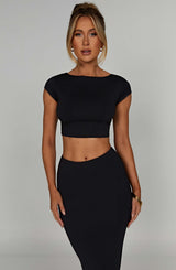 Anika Top - Black Tops Babyboo Fashion Premium Exclusive Design