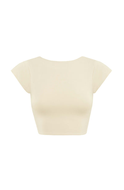 Anika Top - Cream Tops Babyboo Fashion Premium Exclusive Design