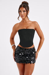 Anissa Mini Skirt - Black Skirt Babyboo Fashion Premium Exclusive Design