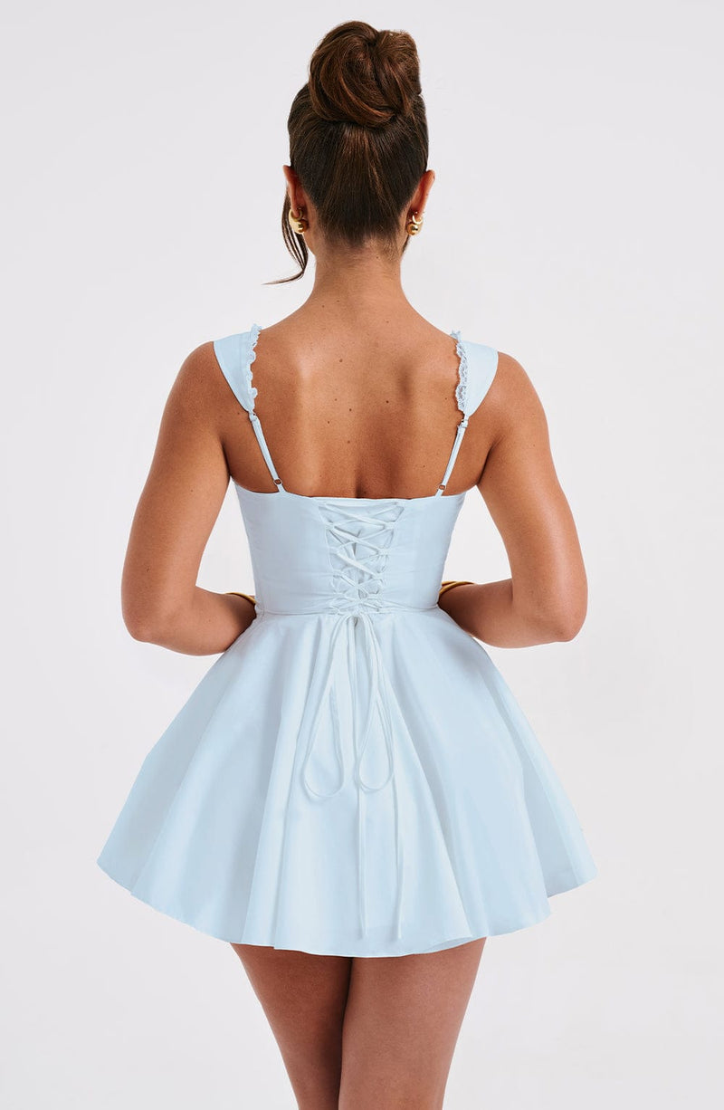 Antonella Mini Dress - Blue Dress Babyboo Fashion Premium Exclusive Design