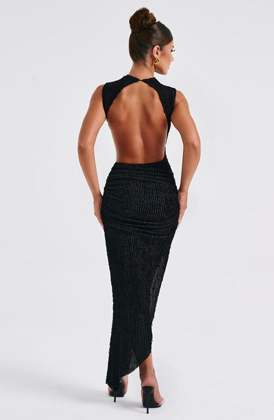 Aphrodite Midi Dress - Black Dress Babyboo Fashion Premium Exclusive Design