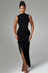 Aphrodite Midi Dress - Black Dress Babyboo Fashion Premium Exclusive Design