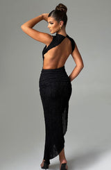 Aphrodite Midi Dress - Black Dress Babyboo Fashion Premium Exclusive Design