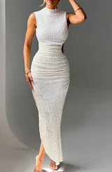 Aphrodite Midi Dress - Ivory Dress Babyboo Fashion Premium Exclusive Design