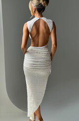 Aphrodite Midi Dress - Ivory Dress Babyboo Fashion Premium Exclusive Design