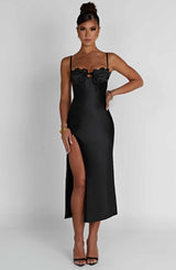 Ardelle Midi Dress - Black Dress Babyboo Fashion Premium Exclusive Design