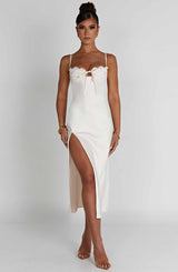 Ardelle Midi Dress - Ivory Dress Babyboo Fashion Premium Exclusive Design