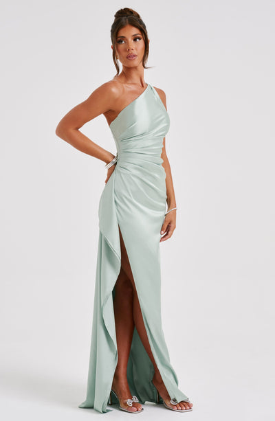 Shop Formal Dress - Ariel Maxi Dress - Sage fourth image