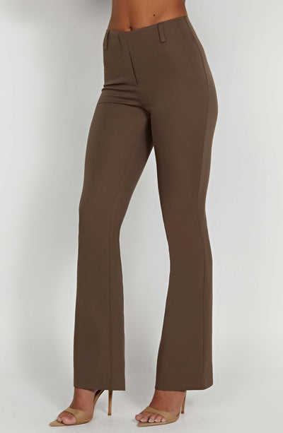 Aspen Pant - Mocha Pants Babyboo Fashion Premium Exclusive Design