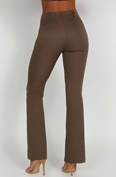 Aspen Pant - Mocha Pants Babyboo Fashion Premium Exclusive Design