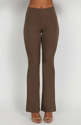 Aspen Pant - Mocha Pants Babyboo Fashion Premium Exclusive Design