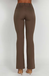 Aspen Pant - Mocha Pants Babyboo Fashion Premium Exclusive Design