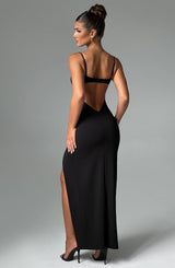 Asteria Maxi Dress - Black Dress Babyboo Fashion Premium Exclusive Design