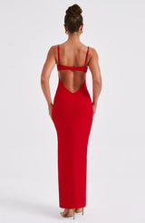 Asteria Maxi Dress - Red Dress Babyboo Fashion Premium Exclusive Design