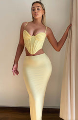 Astrid Maxi Skirt - Lemon Skirt Babyboo Fashion Premium Exclusive Design