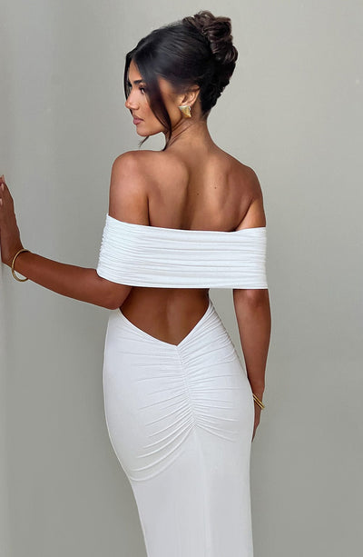 Shop Formal Dress - Belinda Maxi Dress - Ivory secondary image