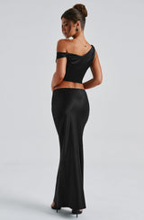 Bernadette Maxi Skirt - Black Skirt Babyboo Fashion Premium Exclusive Design