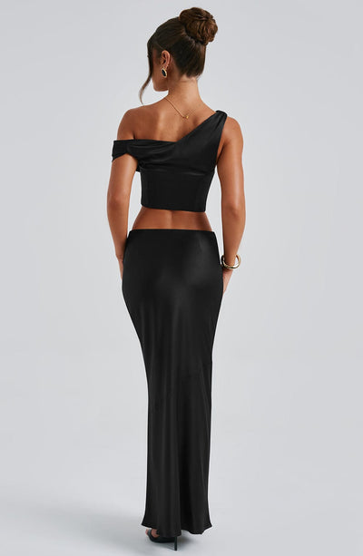 Bernadette Maxi Skirt - Black Skirt Babyboo Fashion Premium Exclusive Design