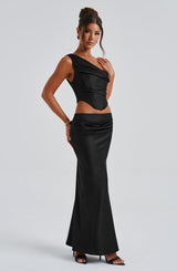 Bernadette Maxi Skirt - Black Skirt Babyboo Fashion Premium Exclusive Design