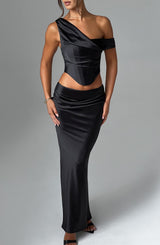 Bernadette Maxi Skirt - Black Skirt XS Babyboo Fashion Premium Exclusive Design